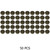 Panasonic CR2477 3V lithium coin cell batteries, 50-pack