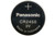 Front view of 25 Panasonic CR2450 3V lithium coin cell batteries