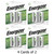 Energizer Recharge C 2500 mAh NiMH batteries 8-pack