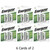 Energizer Recharge C 2500 mAh NiMH batteries, 12-pack