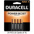 Duracell AAA MN2400B4 alkaline batteries 24-pack, six cards of four