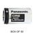 50-pack Panasonic CR2 3 volt lithium batteries for cameras and electronics