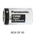 50-Pack CR2 Panasonic Industrial 3 Volt Lithium Batteries