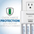 Panasonic Eneloop rechargeable batteries with compact white charger