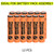 12-pack Panasonic AAA NiMH 700 mAh flat top rechargeable batteries