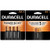 Duracell AA and 9 Volt alkaline battery combo pack on cards