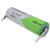 Xeno XL-060F 3.6V lithium battery showing tab terminals
