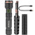 Duracell 1200LM hybrid LED flashlight with rechargeable and AAA power