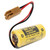 Panasonic industrial 2/3 A lithium battery with connector