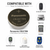 Five Panasonic CR2477bn lithium coin cell batteries side by side