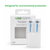 USB CR123A 3V 860mAh rechargeable battery two pack front view