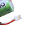 White plug connector on OMRON CJ1W-BAT01 battery