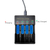 Four 14430 3.2V LiFePO4 rechargeable batteries included