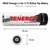 Closeup of Tenergy 18650 lithium-ion battery with PCB protection