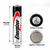 Close-up of Energizer MAX E92MP-8 AAA battery terminals