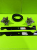 Deck Kit with High Lift Blades, Spindles, and Belt for 46" Husqvarna RZ4623, Z246, RZ4619 | Free Shipping - LawnMowerPartsWorld.com