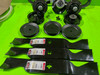 Heavy Duty MZ54 970455801 Complete Deck Rebuild Kit - Spindles, Pulleys, Blades, Belt