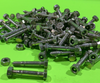 (Pack of 100) Shear Pin Bolt & Nut for Ariens 51001500, 510015, 01019500, 10195