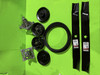 Husqvarna Z142 Deck Rebuild Kit – Mulching Blades, Spindles, Belt & Pulleys