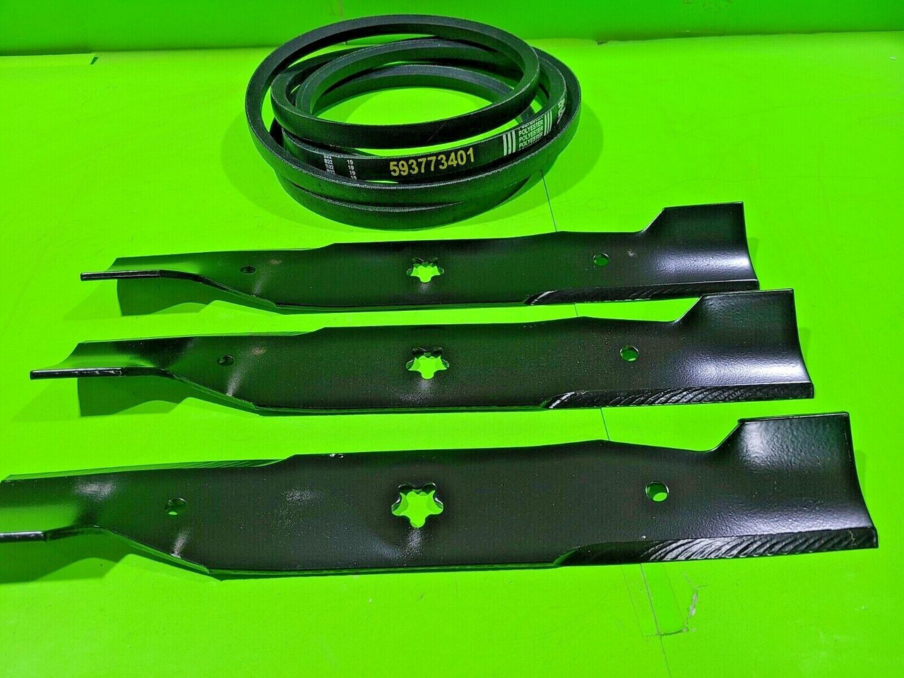 Deck Blade Belt Kit Combo for Husqvarna 2348LS 2748GLS GTH2448T GTH264T 48" Mowers