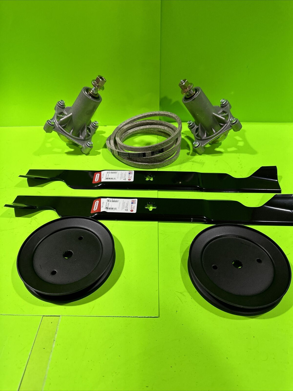 Deck Kit for Husqvarna YTH Series | 106" Belt, High Lift Blades, Spindles, Pulleys | Free Shipping - LawnMowerPartsWorld.com