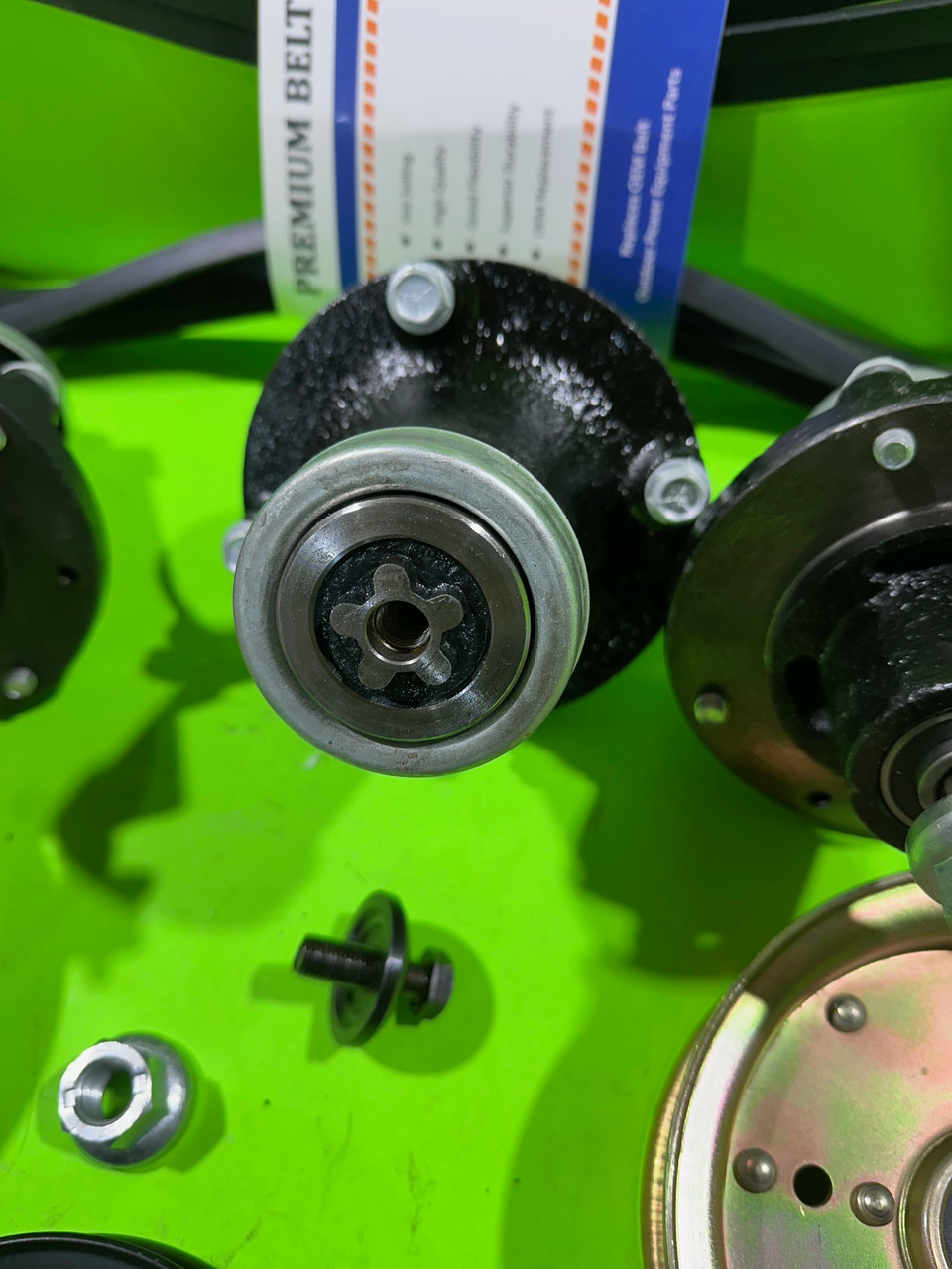 HEAVY DUTY SPINDLE BELT PULLEY KIT SET 52" FITS HUSQVARNA MZ52 522811301 539112170