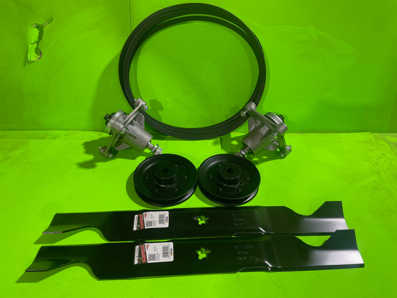 Deck Rebuild Kit Blade Spindle Belt for Husqvarna 46 Inch RZ4623 Z246 RZ4619