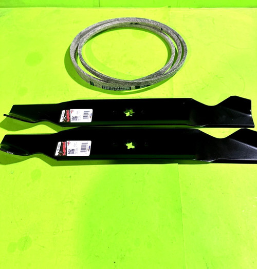 T210 Deck Blades And Belt kit fits 942-04308 742-04308 942-0656 742-0656