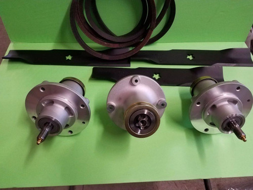 YT42XLS, YTH22V42LS, YTH23V42LS, YTH2242TDRF, YTH2242TDF, YTH2242TF Belt, Spindles, Blades Combo Kit