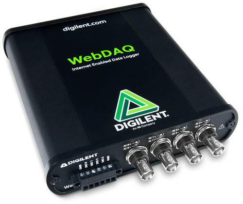 WebDAQ 504: Internet Enabled Vibration-Acoustic Data Logger