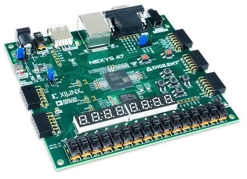 Nexys A7 Trainer Board Recommended for ECE Curriculum product image. Please note: the Nexys A7 is the new name for the Nexys 4 DDR.