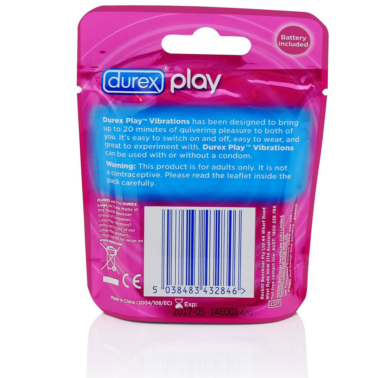 Durex Play Vibrations Ring, Battery and Condom Included Reviews 2024