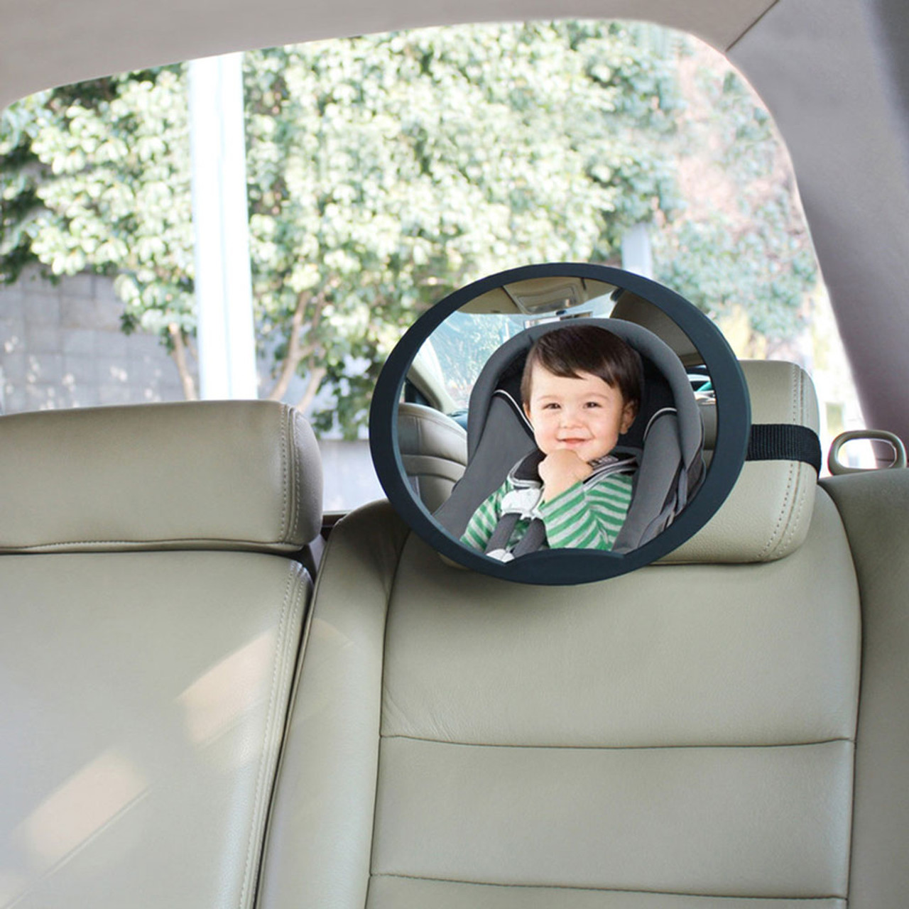 Miroir grand angle pour siège arrière réglable Babydan - grand