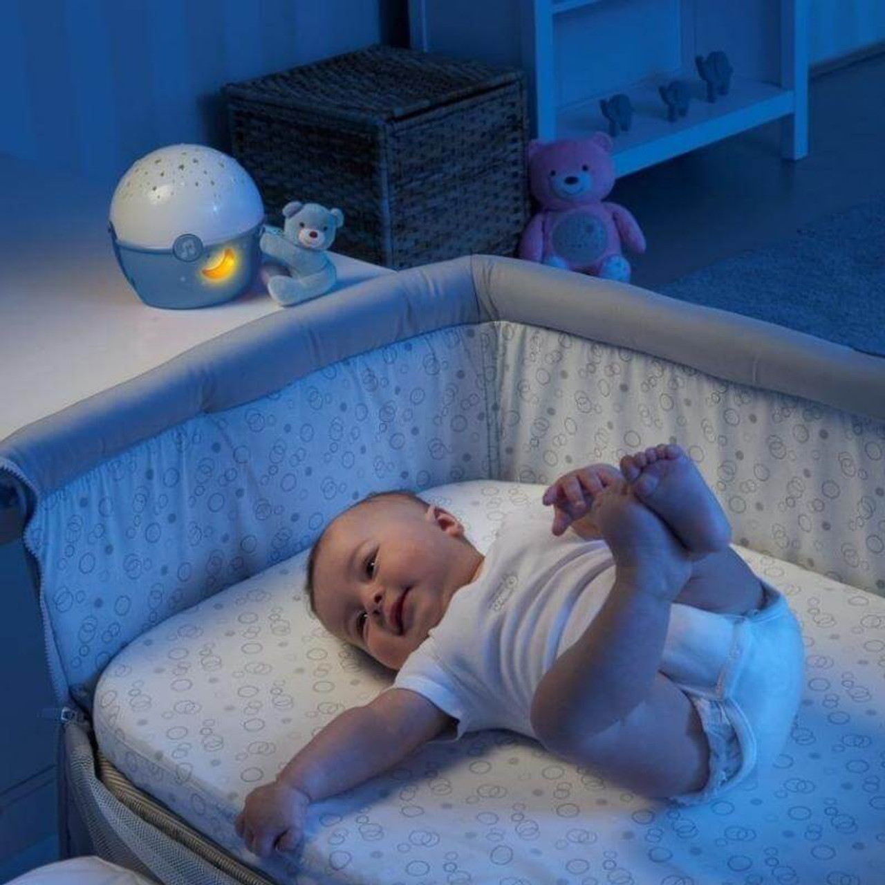 Proyector de luz nocturna para bebé Chicco next2stars: Inhealth