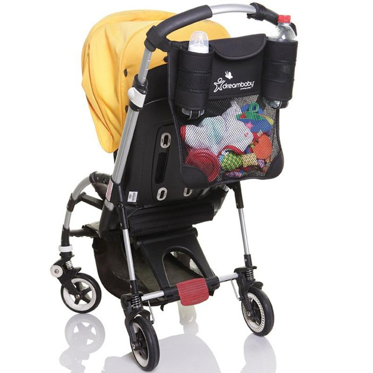 Kinderwagen-Getränkehalter mit Handyhalter, Flaschen-Organizer für