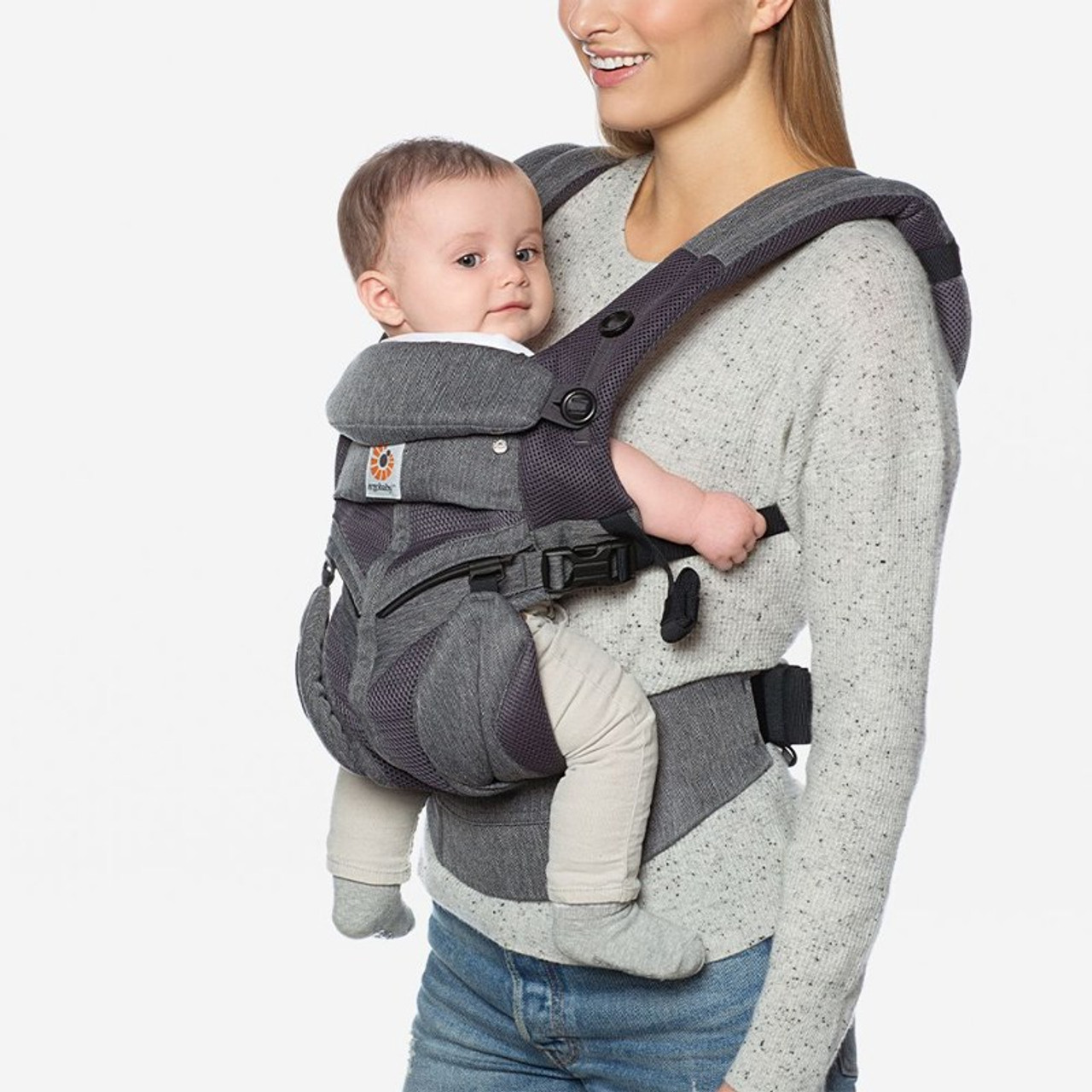 Ergobaby omni 360 cool air mesh desde recién nacido - tejido clásico