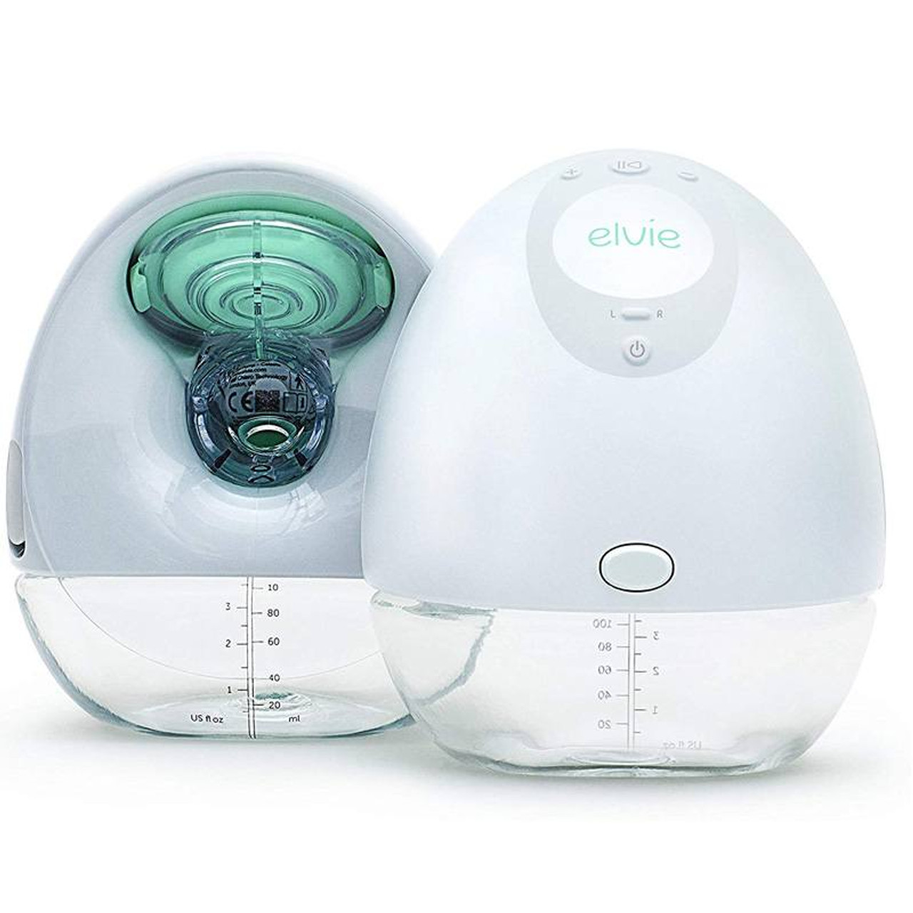  Elvie Double Electric Wearable Smart Breast Pump  Silent  Hands-Free Portable Breast Pump That Can Be Worn in-Bra with App 2-Modes &  Variable Suction : Office Products