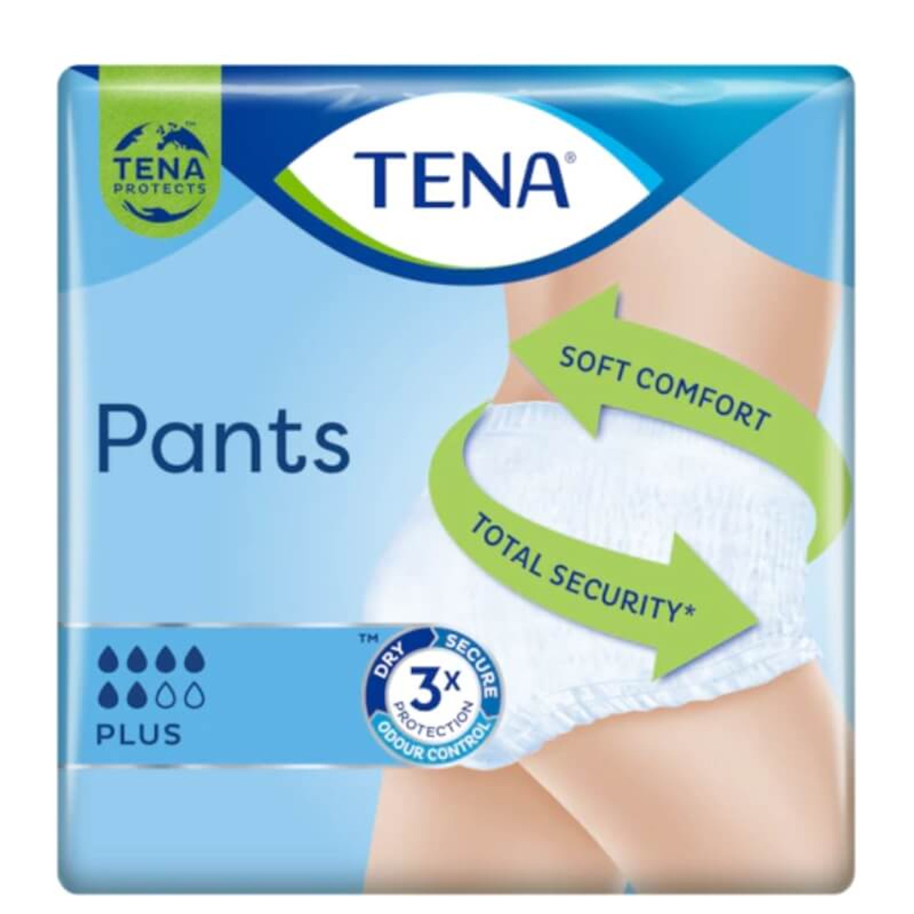 Unisex Adult Absorbent Underwear TENA® Dry Comfort™ Pull On with