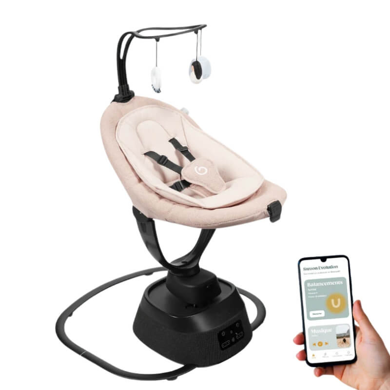 Babymoov Swoon Evolution Connect App-gesteuerte Babywippe : InHealth.ie