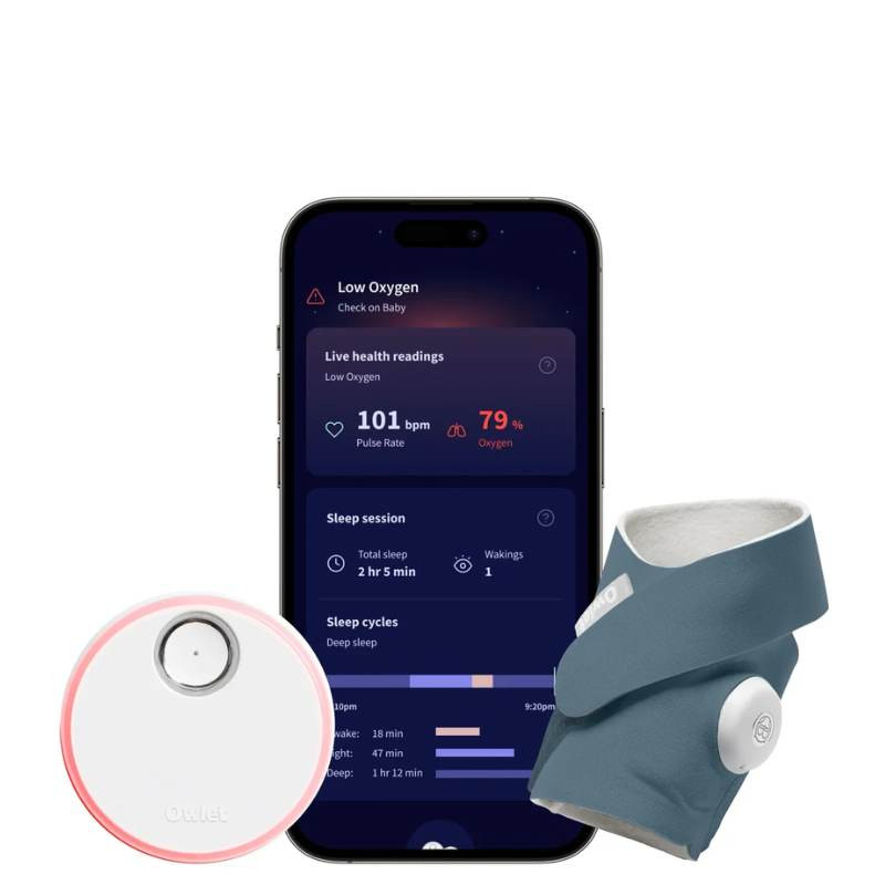 Owlet Dream Sock Bedtime Blue