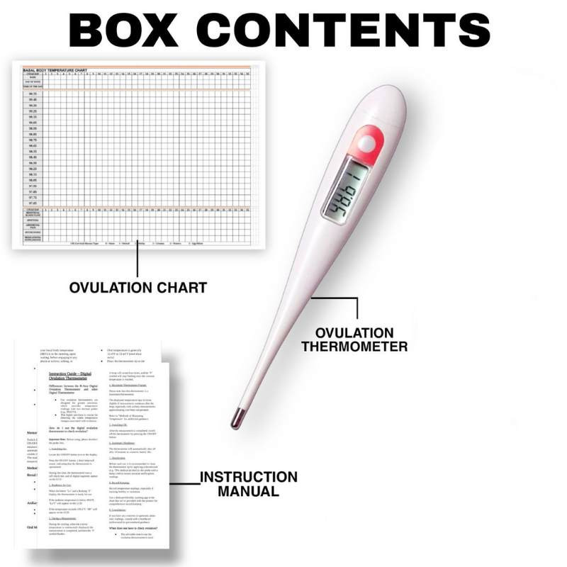 Digital Basal Fertility Thermometer Water Resistant