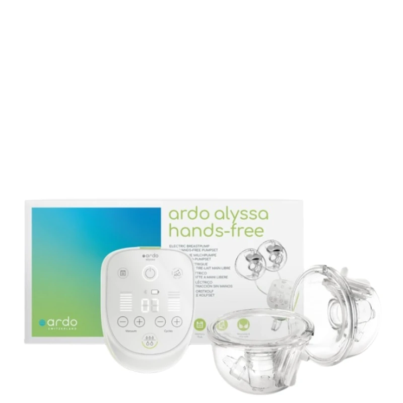 Ardo Amaryll Manual Breast Pump - Swiss Made BPA-Free Hand Pump With 26mm & 22mm Breast Shells For Gentle, Quiet Pumping