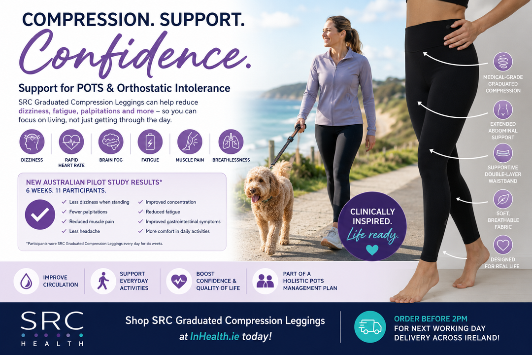 Why Compression Matters for POTS & OI - Introducing SRC Graduated Compression Leggings!
