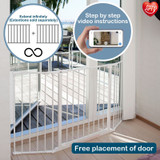 BabyDan Configure Flex Gate Medium - White (90-146 cm) 4