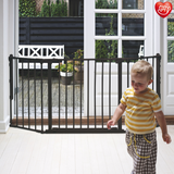 BabyDan Configure Flex Gate Medium - Black (90-146 cm) 3
