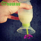 Haakaa Extractor De Leche De Silicona 150ml Con Tapón De Flor 1 Haakaa