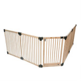 Wooden Multi Panel Multi Use Safety Barrier 96.5 to 416.5cm