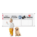 Babydan Premier Extra Wide Up To 182cm White 5