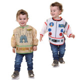 Dreambaby Bib / Smocks With Sleeves - Astronaut & Zookeeper 2Pk live