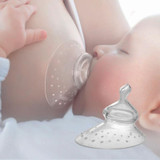 Haakaa Breastfeeding Nipple Shield with Orthodontic Teat (Round Base) live